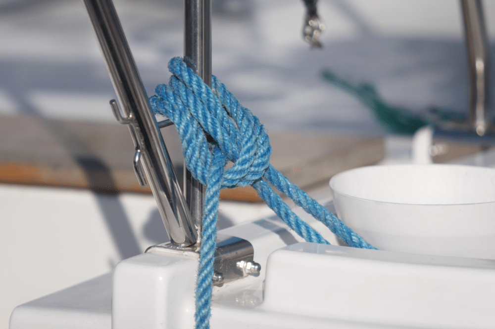 Knot blue Rope Boat