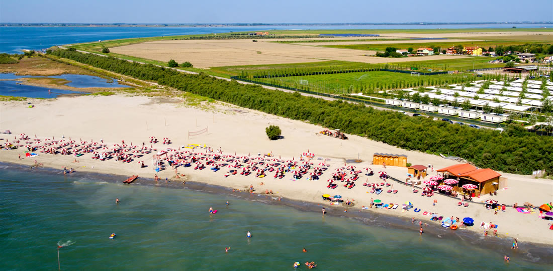 beach of Barricata Po Delta
