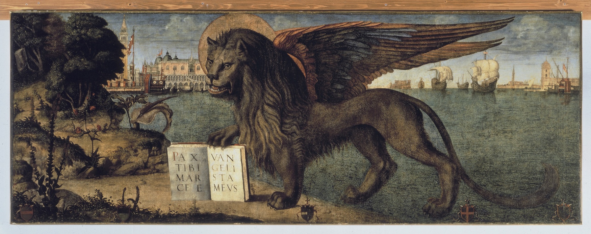 Vittore Carpaccio Leone marciano 1516 Palazzo Ducale Venezia
