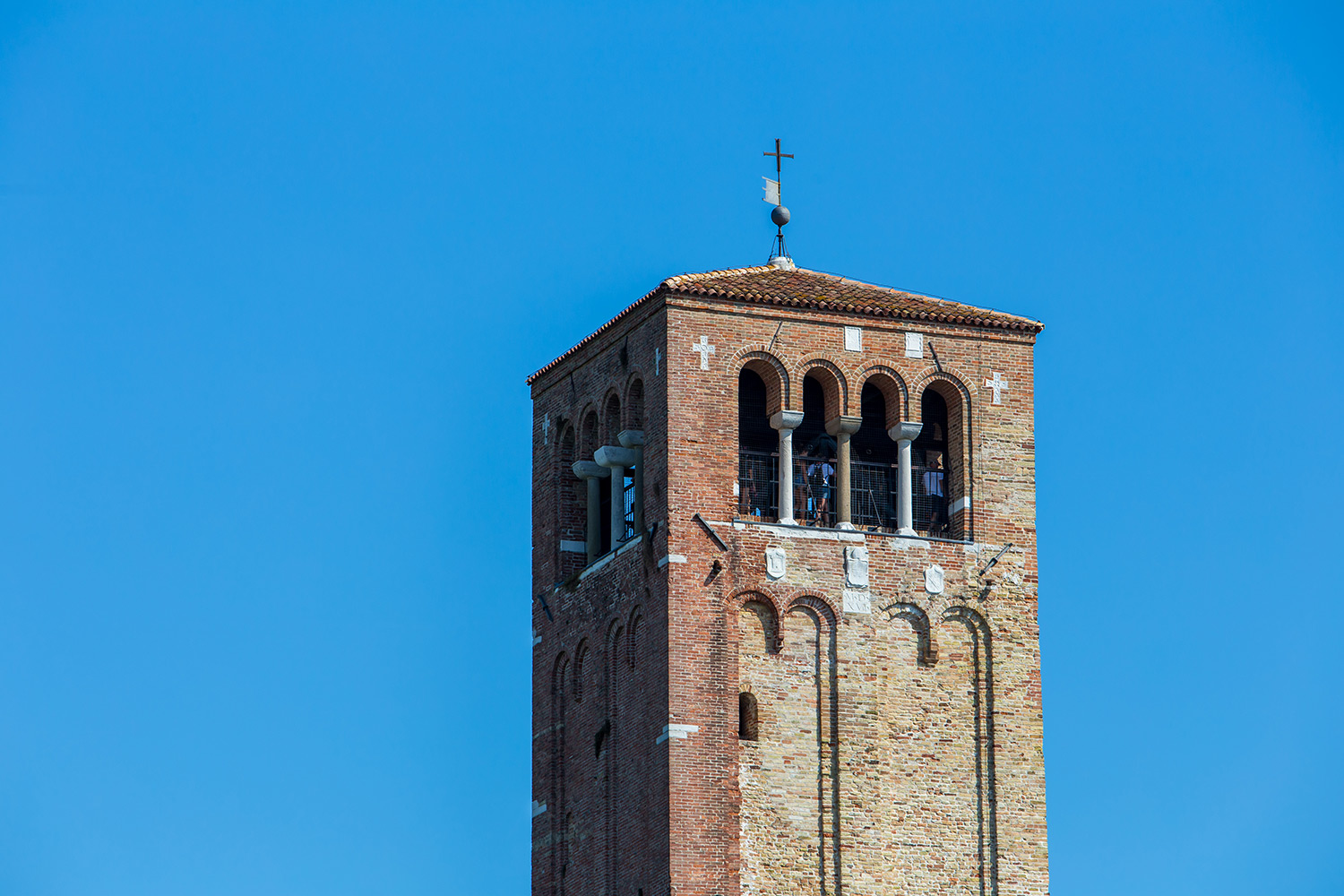 particolare campanile basilica torcello santa maria assunta